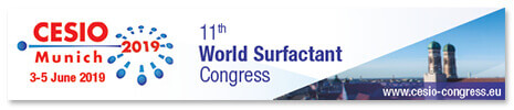 CESIO World Surfactants Congress 3rd – 5th June 2019 in Munich